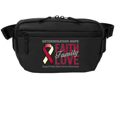 Head Neck Cancer Awareness Crossbody Pack