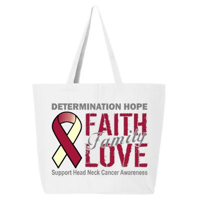 Head Neck Cancer Awareness 25L Jumbo Tote