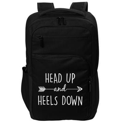 Head Up And Heels Down Impact Tech Backpack