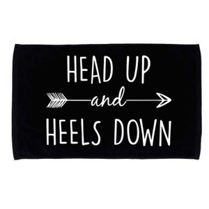 Head Up And Heels Down Microfiber Hand Towel