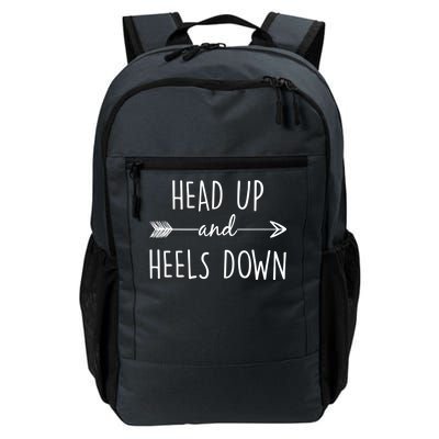 Head Up And Heels Down Daily Commute Backpack