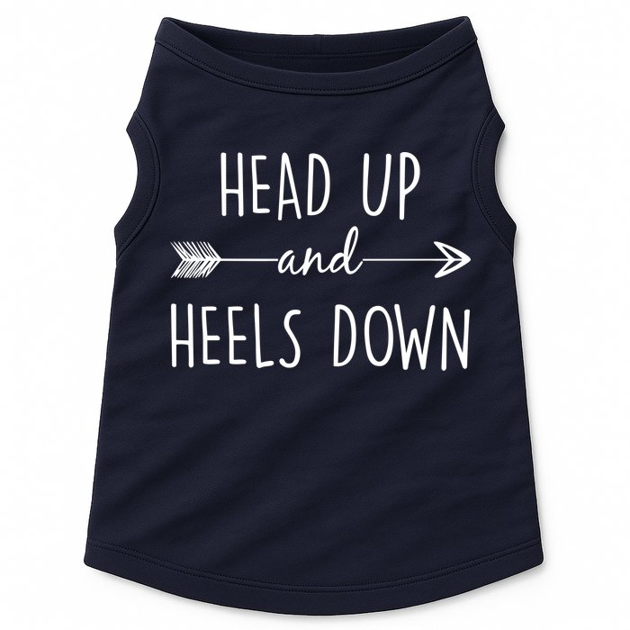Head Up And Heels Down Doggie Tank