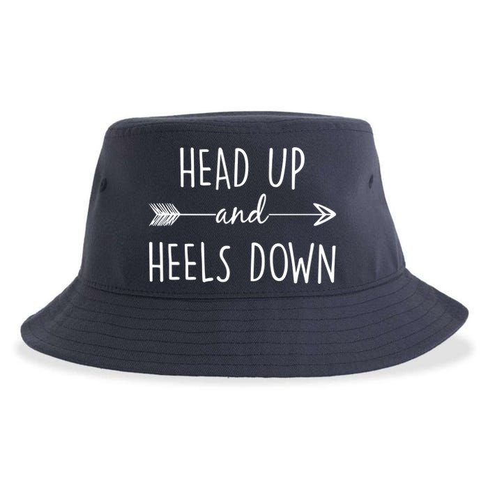 Head Up And Heels Down Sustainable Bucket Hat