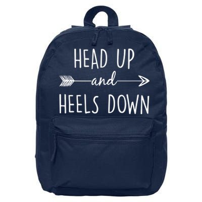 Head Up And Heels Down 16 in Basic Backpack