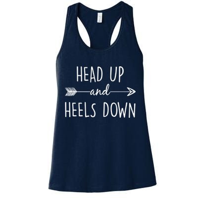 Head Up And Heels Down Womens Tank Top