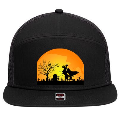 Headless Horseman 7 Panel Mesh Trucker Snapback Hat