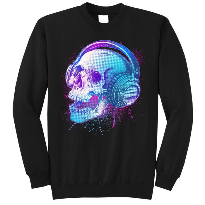 Headphones Music Lover Skull Sweatshirt