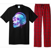 Headphones Music Lover Skull Pajama Set