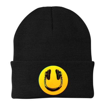 Headphones Smiley Beanie