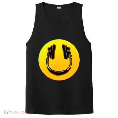 Headphones Smiley PosiCharge Competitor Tank