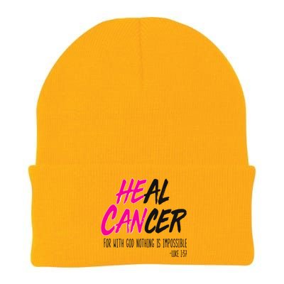 Heal Breast Cancer With God Knit Cap Winter Beanie