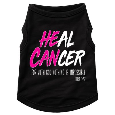 Heal Breast Cancer With God Doggie Tank