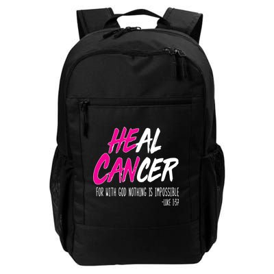 Heal Breast Cancer With God Backpack