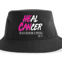 Heal Breast Cancer With God Sustainable Bucket Hat