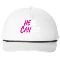 Heal Breast Cancer With God Snapback Five-Panel Rope Hat