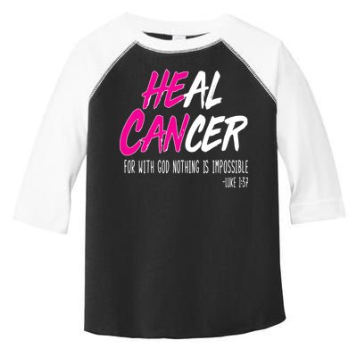 Heal Breast Cancer With God Toddler Fine Jersey T-Shirt