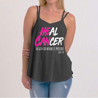 Heal Breast Cancer With God Women's Strappy Tank