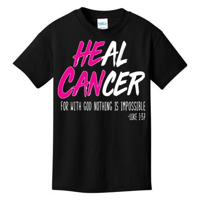 Heal Breast Cancer With God Kids T-Shirt