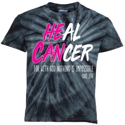 Heal Breast Cancer With God Kids Tie-Dye T-Shirt