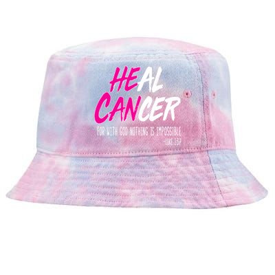 Heal Breast Cancer With God Tie-Dyed Bucket Hat