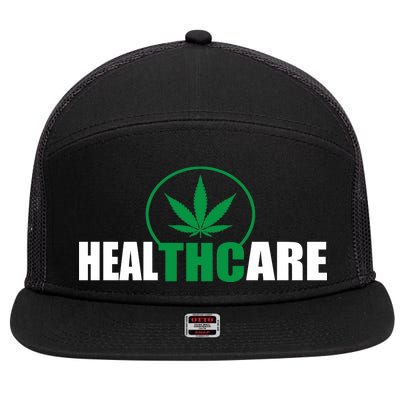 Health Care THC Weed 7 Panel Mesh Trucker Snapback Hat