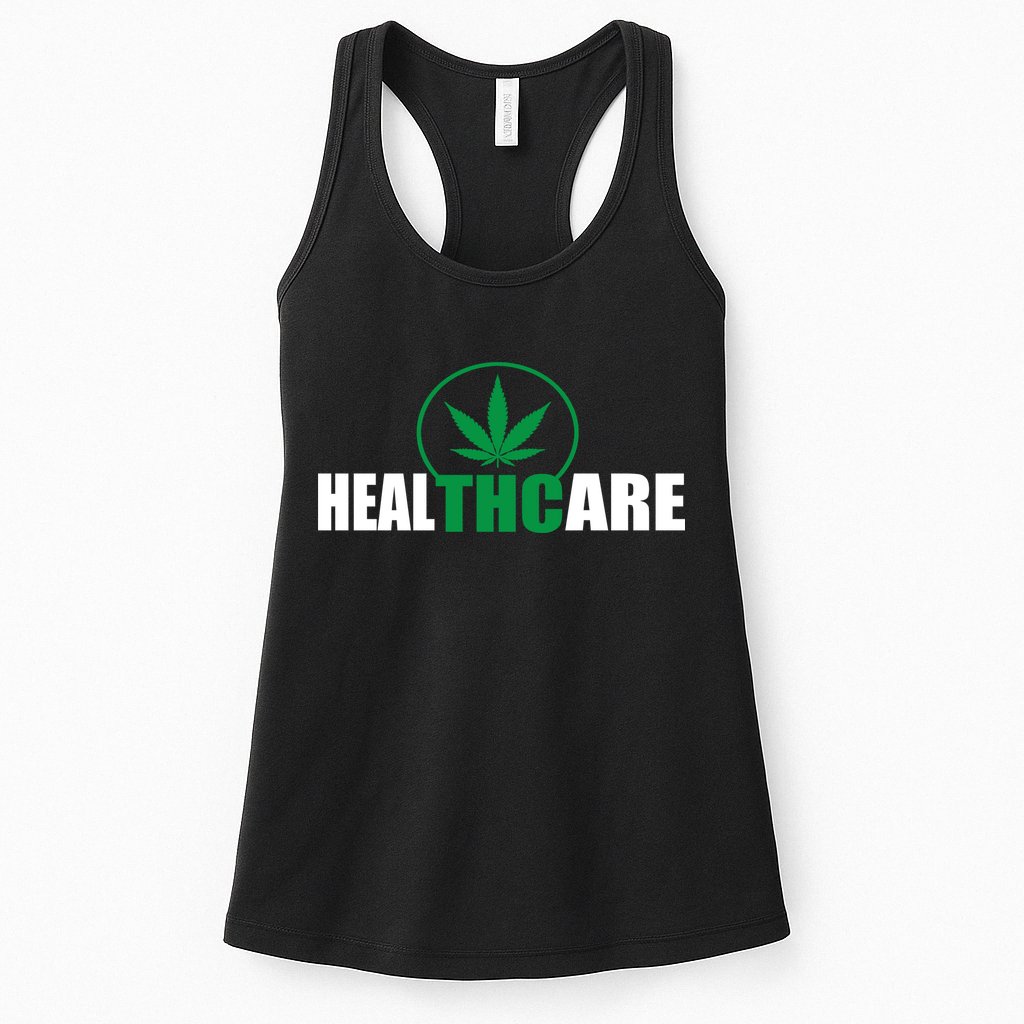 Health Care THC Weed Womens Tank Top