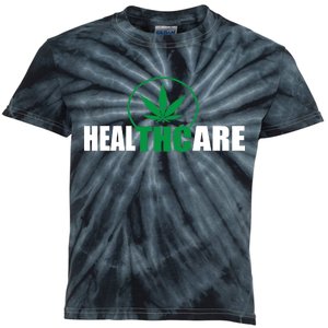 Health Care THC Weed Kids Tie-Dye T-Shirt