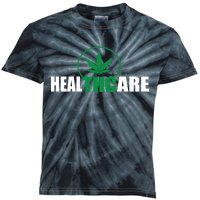 Health Care THC Weed Kids Tie-Dye T-Shirt