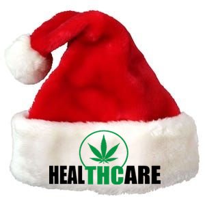 Health Care THC Weed Premium Christmas Santa Hat