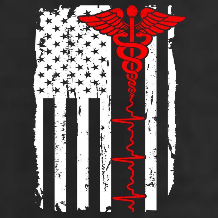 Healthcare Front line US Flag Hat