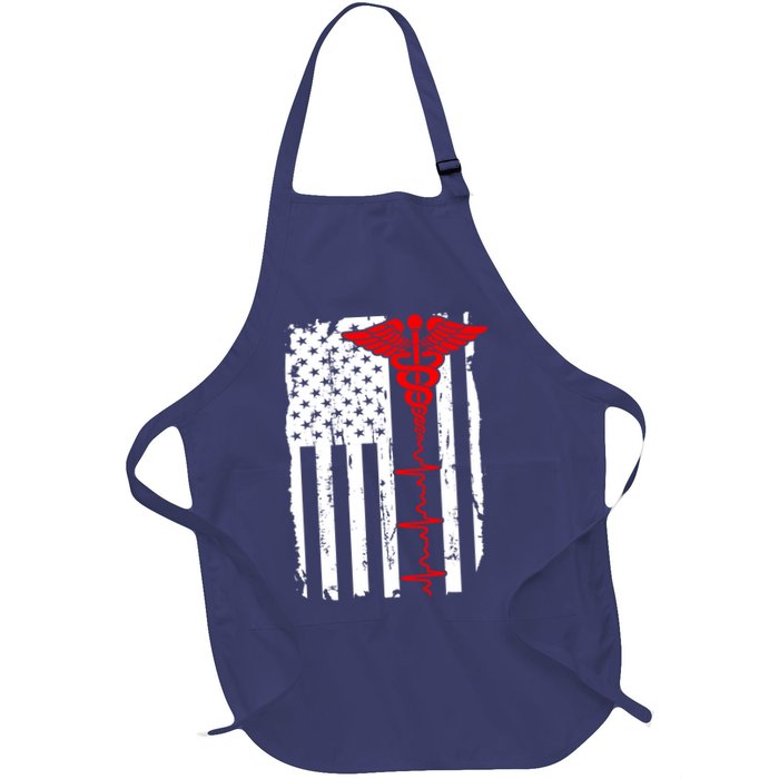 Healthcare Front line US Flag Apron