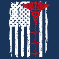 Healthcare Front line US Flag Mesh Reversible Basketball Jersey Tank