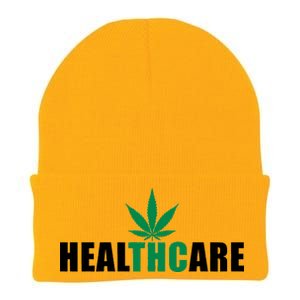 Healthcare Medical Marijuana Weed Knit Cap Winter Beanie