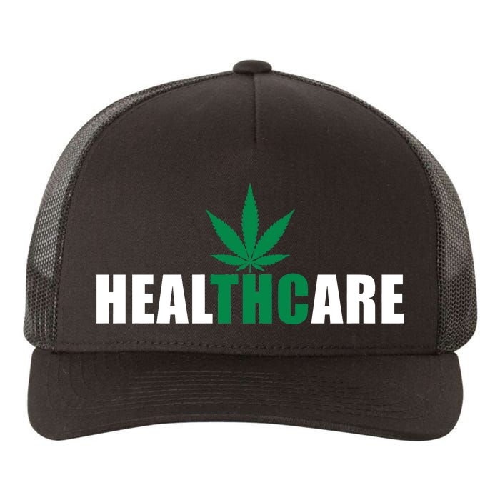 Healthcare Medical Marijuana Weed Yupoong Adult 5-Panel Trucker Hat