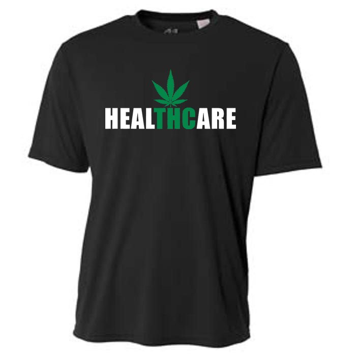 Healthcare Medical Marijuana Weed Cooling Performance Crew T-Shirt