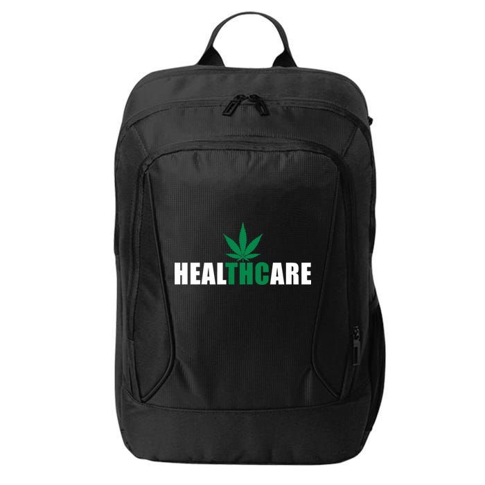 Healthcare Medical Marijuana Weed City Backpack