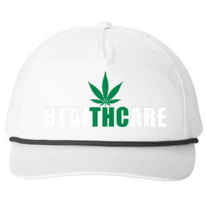 Healthcare Medical Marijuana Weed Snapback Five-Panel Rope Hat