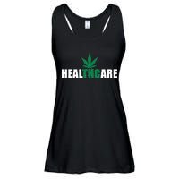 Healthcare Medical Marijuana Weed Ladies Essential Flowy Tank