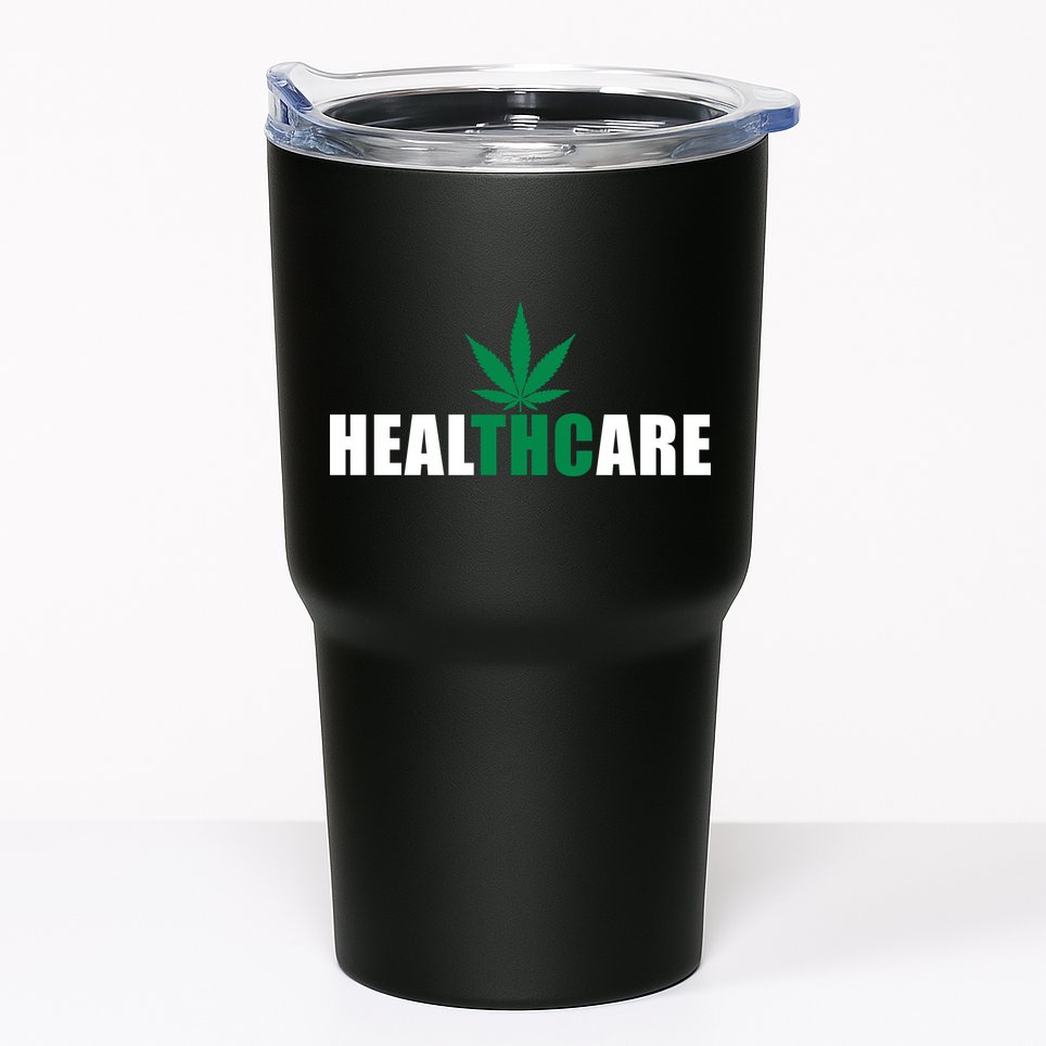 Healthcare Medical Marijuana Weed Tumbler