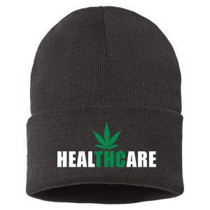 Healthcare Medical Marijuana Weed Sustainable Knit Beanie