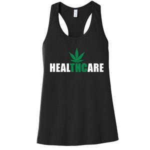 Healthcare Medical Marijuana Weed Women's Racerback Tank