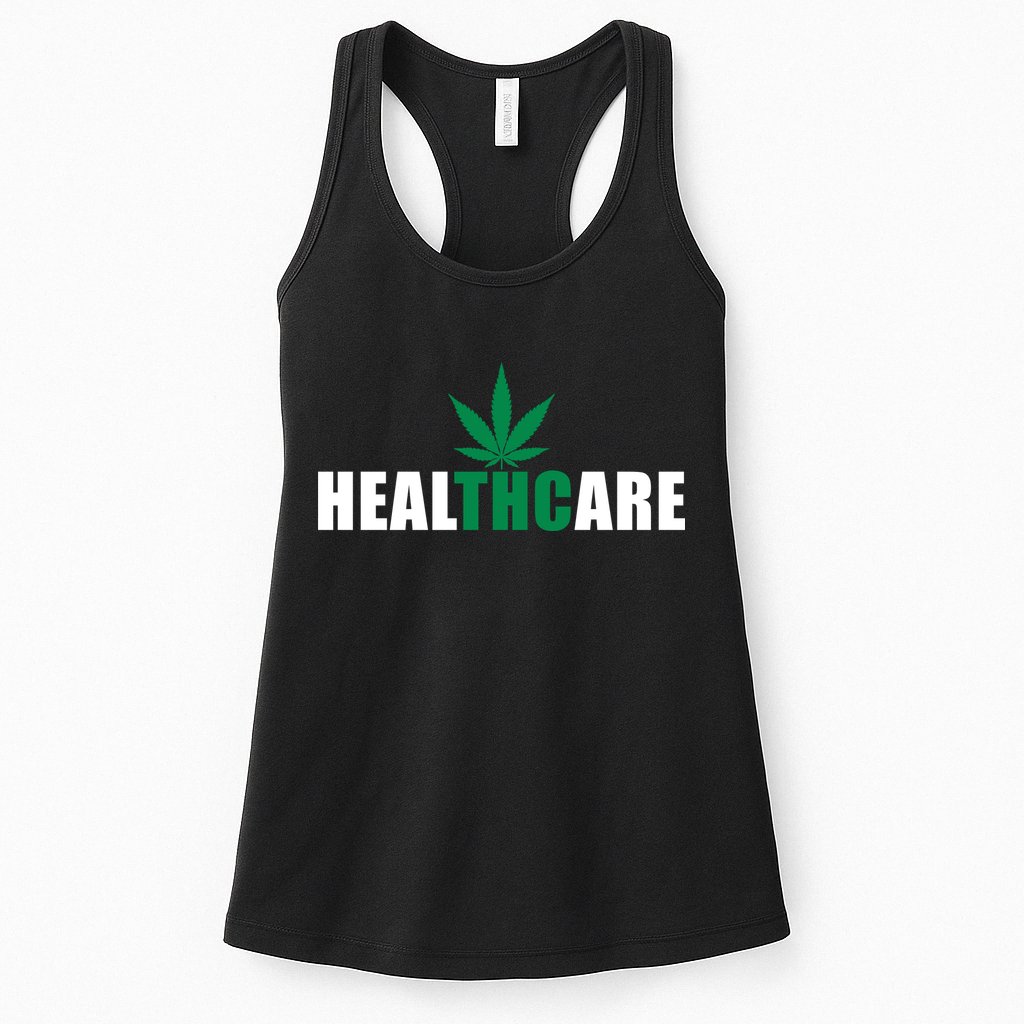 Healthcare Medical Marijuana Weed Womens Tank Top