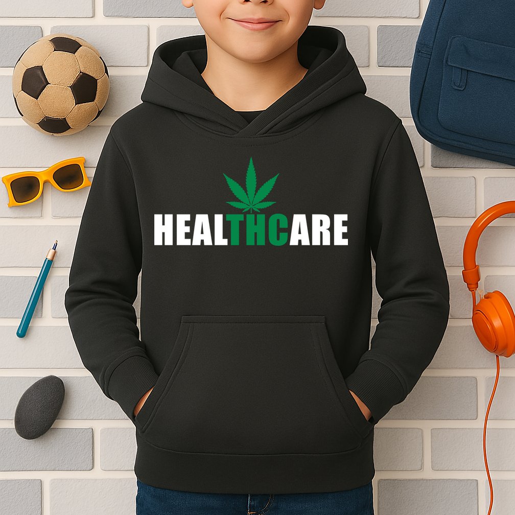 Healthcare Medical Marijuana Weed Kids Hoodie