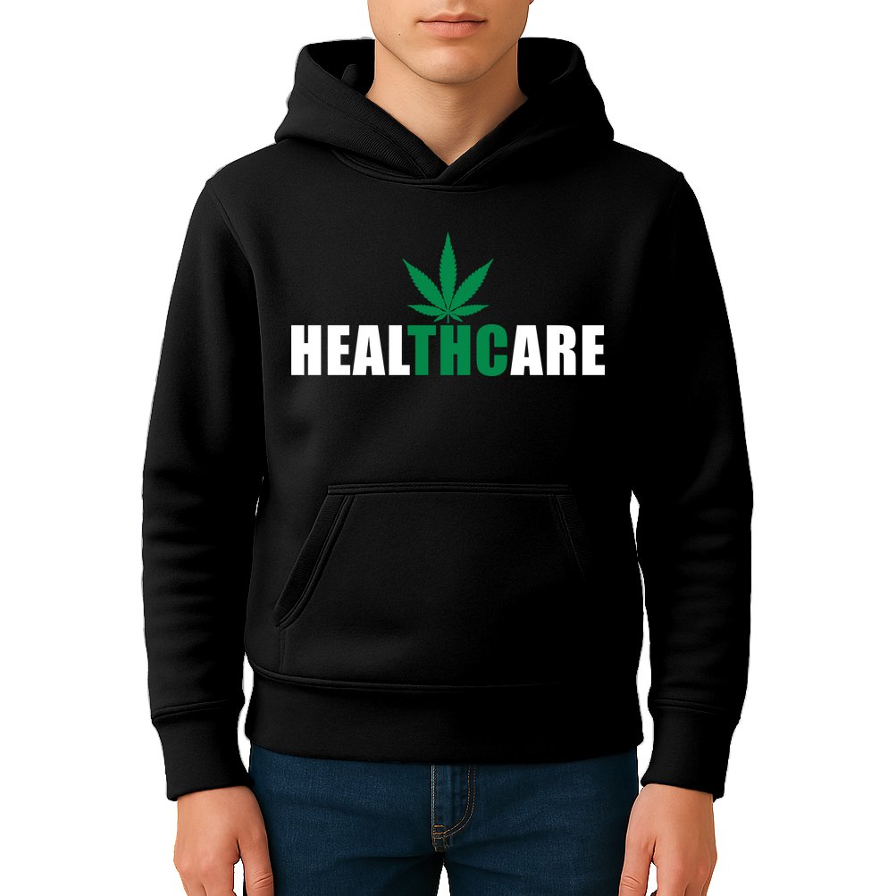 Healthcare Medical Marijuana Weed Kids Hoodie
