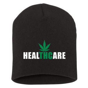 Healthcare Medical Marijuana Weed Short Acrylic Beanie