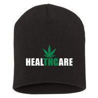 Healthcare Medical Marijuana Weed Short Acrylic Beanie