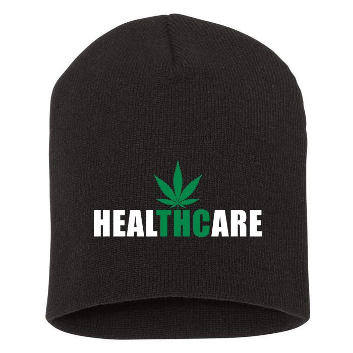 Healthcare Medical Marijuana Weed Short Acrylic Beanie