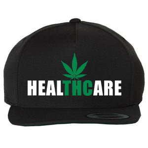 Healthcare Medical Marijuana Weed Wool Snapback Cap