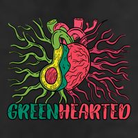 Heart And Avocado 7 Panel Mesh Trucker Snapback Hat