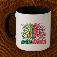 Heart And Avocado Mug